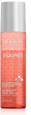 REVLON PROFESSIONAL Equave Acondicionador Profesional Bifásico Desenredante para Cabellos Rizados, Sin Aclarado, Aporta Nutrición Definición y Control a tus Rizos, Apto para Método Curly, 200 ml