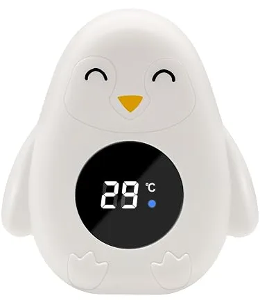Termómetro de baño para bebés, termómetro digital de agua, termómetro para bebés, con luz LED de advertencia Función de aviso de temperatura, apto para niños pequeños Bañeras Piscinas