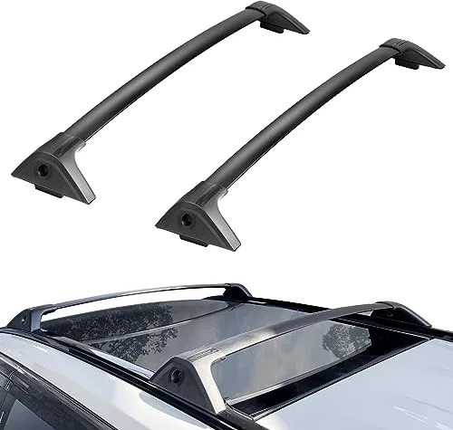VEVOR Barras de Techo Cruzadas 2 Piezas Compatible con Toyota RAV4 2019-2023 Portaequipajes de Aluminio para Coche Carga 118 kg Portaequipajes con Cerradura Fácil Instalación para Transporte de Viajes