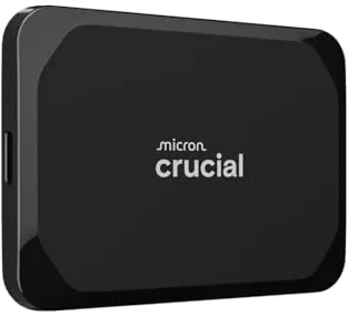 Crucial X9 SSD 2TB Portátil, hasta 1050MB/s, Compatible con PC, Mac, PlayStation y Xbox, Disco Duro Sólido Externo, USB-C 3.2 - CT2000X9SSD902