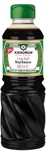 Kikkoman Salsa de Soja baja en sal. 480 ml, 1 unidad