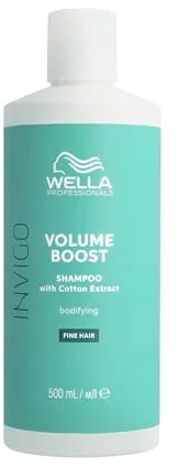 Wella Professionals INVIGO VOLUME BOOST Champú Potenciador de volumen y brillo - Con Extracto de Algodón, 500 ml