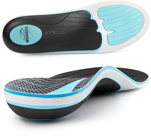 PCSsole Plantillas Ortopédicas, Plantillas Para Espolón Calcáneo, Pies Planos, Dolor De Pies, Soporte Del Arco, Plantillas Ortopédicas Cómodas Para Hombres Y Mujeres.
