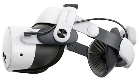 BOBOVR M3 Pro Batería Correa para la Cabeza Compatible con Meta Quest 3/Quest 3S Accesorios, Reduce el estrés Facial, diseño de Intercambio de batería magnético