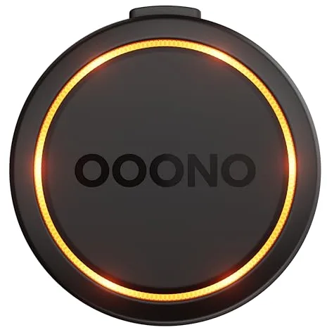 OOONO Co-Driver 2 – Alertas de radares y peligros en Tiempo Real | Sin suscripción | Recargable USB-C | Compatible con Apple CarPlay y Android Auto