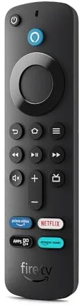 Mando por voz Alexa para el Fire TV de Amazon con controles para el televisor (se necesita un dispositivo Fire TV compatible)