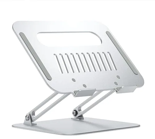 AISENS Soporte de Sobremesa XL 10-17 Ajustable para Portatil / Tablet. Plata