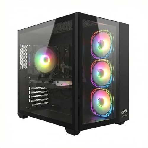 STGsivir PC Gaming, Ordenador de Sobremesa Gaming, GeForce RTX 2060 Super 8GB GDDR6,Core i7 hasta 3.9Ghz,16GB DDR,1TB SSD,WiFi 6,BT5.0,RGB Ventiladores x3,Windows 11 Pro
