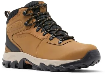 Columbia Newton Ridge Plus 2 WP, Botas Montaña de Senderismo, Hombre, Marrón (Elk/Black 2024), 41.5 EU