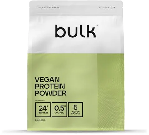 Bulk Proteína vegana en polvo, Galletas de Chocolate, 1 kg, 28