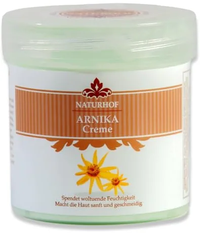 Crema Arnica con Formula Antiinflamatoria Natural | Crema Dolores Musculares y Articulaciones | Crema Masaje Fisioterapia | Crema de Arnica efecto calmante | Crema Masaje Profesional | Uso Cosmetico