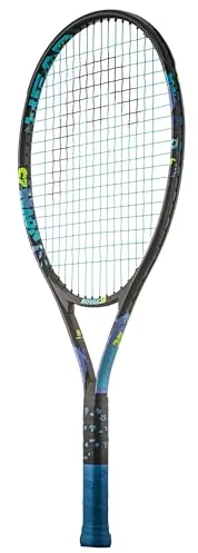 Head Novak 25 - Raqueta de Tenis, Color Negro, 8-10 años