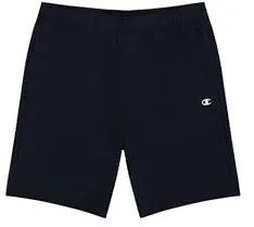 Champion Legacy Basics – Powerblend Terry Bermuda Pantalón Corto, Azul Marino, XS Hombre FW24, Azul Marino, XS