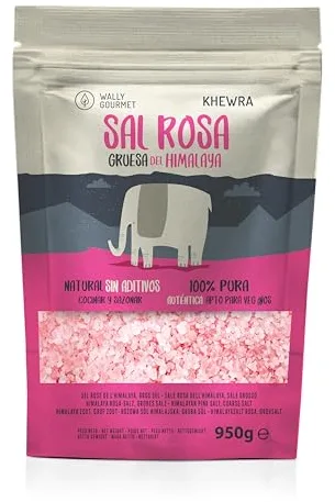 Sal Rosa Del Himalaya Gruesa. Sin Aditivos, Sin Refinado. Mayor Contenido En Oligoelementos. Para Sazonar Y Condimentar. Origen: Punjab, Pakistán
