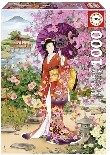 Educa - Teien, Haruyo Morita | Puzzle de 1000 Piezas para Adultos. Medidas: 48 x 68 cm. Incluye Cola Fix Puzzle. A Partir de 14 años (19917)