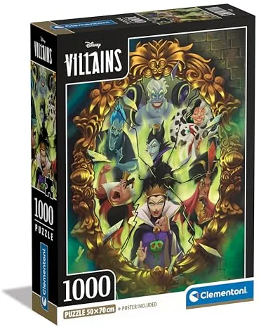 Puzzle 1000 pièces Clementoni Villains