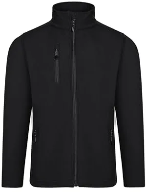 Mukua Richmond Cazadora SoftShell Unisex, Color Black, Talla M