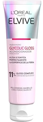 L'Oréal Paris Elvive Acondicionador Glycolic Gloss Con Ácido Glicólico Cabello Suave Y Brillante