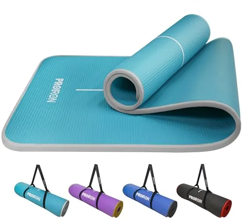 PROIRON Esterilla Yoga Gruesa - Colchoneta Antideslizante NBR para Pilates Ejercicios Fitness Gimnasia Estiramientos