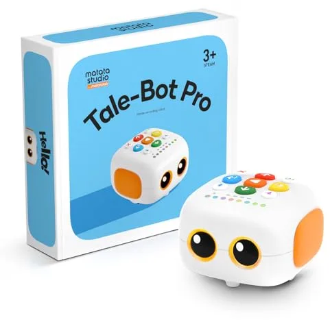Robot Programable para Niños de 3-5 años, MatataStudio Tale-Bot Pro Robot Juguete de Codificación sin Pantalla para Aprender los Conceptos Básicos de Codificación Juguetes Educativos Stem Interactivos