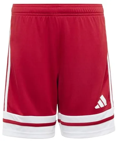 adidas Unisex - Bambini e Ragazzi SQUADRA25 Short Kids, Team Power Red 2 / White, 11-12 Years