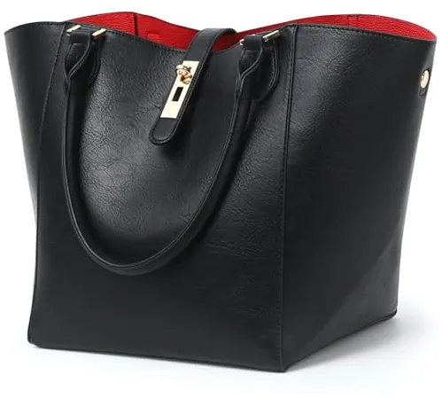 sqlp Bolso Mujer Grande Trabajo Bandolera de Piel Bolsos Shopper Moda Marca Viajar Bolso Casual Cuero Bolsa de la Compra Bolsa