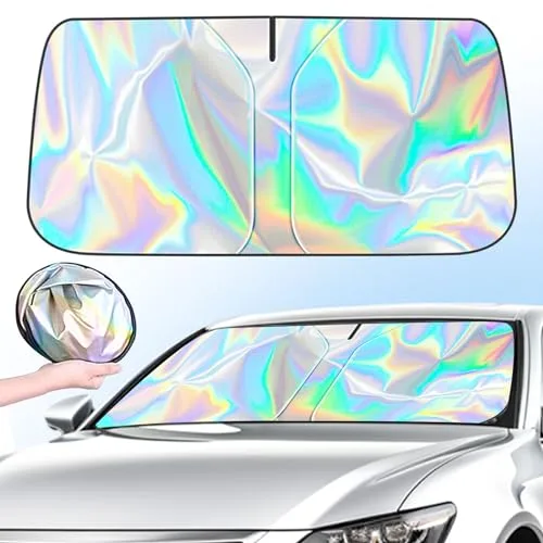 145 x 80 cm, parabrisas para coche, parabrisas, parabrisas, parabrisas, parabrisas para coche, parachoques delantero y ultravioleta, para la mayoría de los coches, SUV y monoespacios