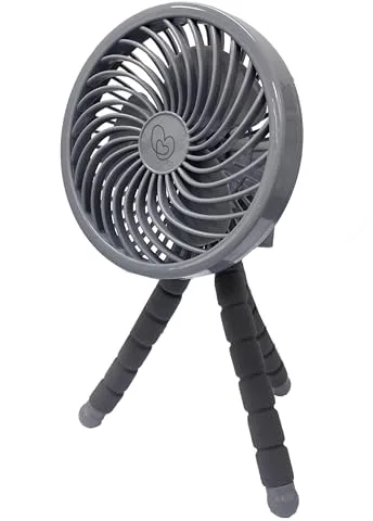 Dreambaby Ventilador para cochecito, ventilador de trípode con clip, ventilador de cochecito para bebés, ventilador de mano, ventilador de escritorio, ventilador portátil. Ventilador de trípode de