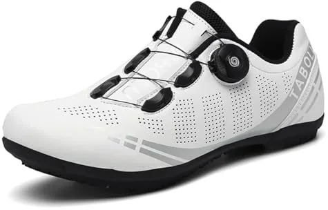 Hixingo Zapatillas de ciclismo para hombre y mujer, zapatos de bicicleta de carretera y MTB con suela de goma, zapatillas transpirables, antideslizantes, sin bloqueo, zapatos de bicicleta de montaña