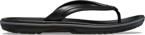 Crocs Crocband Flip Chanclas Unisex Adulto, Black Slate Grey, 45/46 EU
