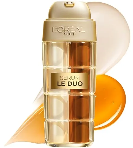 L’Oréal Paris, Age Perfect Serum Le Duo Rejuvenecedor, Antiarrugas, Efecto Reafirmante y Antiedad, con Péptidos de Colágeno, Vitaminas B3 y C*, Piel más suave y luminosa, para tipo de pieles, 30 ml