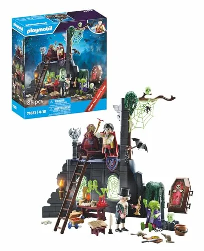 PLAYMOBIL Pirates Promo Pack 71651 Ruinas encantadas, Incluyendo una ruina de Castillo, Tres Figuras y Muchos Extras escalofriantes, Juguetes misteriosos para niños y niñas a Partir de 4 años