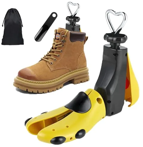 Tigcent Hormas para Zapatos Ensanchador de Zapatos, Horma Zapatos Mujer Hombre Horma Botas Justable Longitud y Anchura, Paquete de 1 (43-47)