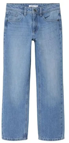 NAME IT Straight Jeans Nkmryan 5950-Dm Noos-Vaqueros Rectos, Mezclilla De Color Azul Claro, 152 para Niños