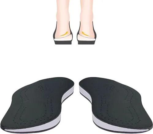 YMXWAN - Plantillas ortopédicas de pierna de O,Plantillas interiores de cuña de cuero para mujeres y hombres,Ortopédicas de pronación de supinación para dolor de rodilla,Sobrepronación