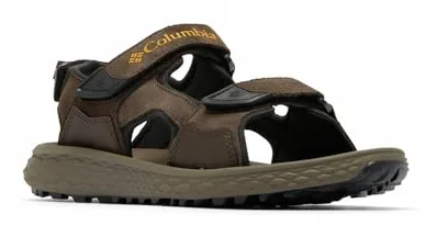 Columbia Men's Konos Hiker 3-Strap, Sports and Outdoor Sandals, Cordovan/Mud, 9