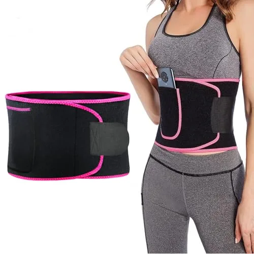 Faja Deportiva de Neopreno Ajustable - Cinturón Lumbar Termogénico para Sudoración y Quema de Grasa - Entrenador Abdominal para Hombre y Mujer - Moldeador de Cintura para Fitness, Gimnasio y Deporte
