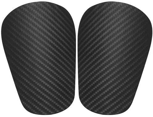 2 Pares Mini Espinilleras Futbol, 8x5CM Espinilleras Pequeñas, Equipo de Protección, Adecuado para Hombres, Mujeres, Niños y Niñas. (8x5CM)