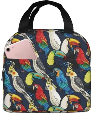 Loncheras aisladas para hombres y mujeres, bolsa térmica suave para viajes, a prueba de agua, lonchera pequeña para adultos, para hombres y mujeres, bolsa de almuerzo para mujeres y hombres