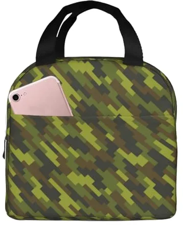 Loncheras aisladas para hombres y mujeres, trabajo, bolsa térmica suave con aislamiento para viajes, a prueba de agua, lonchera pequeña para adultos, para hombres y mujeres, bolsa de almuerzo para