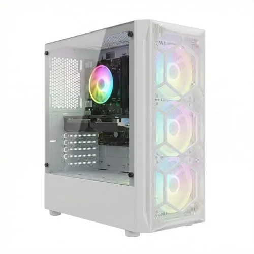 STGsivir PC Gaming, Ordenador de Sobremesa Gaming, GeForce RTX 3060 12GB GDDR6,Core i7 8th hasta 4.1 GHz,32GB DDR4,1TB SSD,WiFi 6,BT5.0,RGB Ventiladores x3,Windows 11 Pro