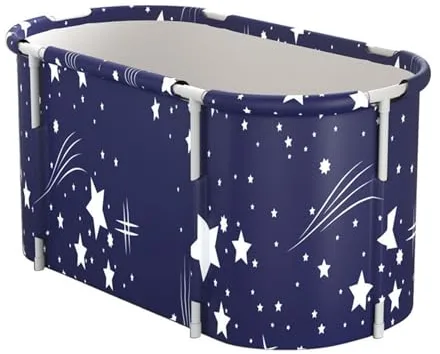 Bañera portátil, bañera plegable para adultos, baño familiar separado, bañera de hidromasaje, bañera de pie para ducha para baño caliente, baño de hielo