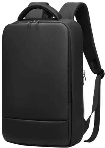 GYakeog Mochila Portatil 15.6 Pulgadas Mochila Trabajo Hombre Antirrobo Impermeable Bolsa Compacta para Negocios Escuela Oficina Trabajo Exterior-Negro