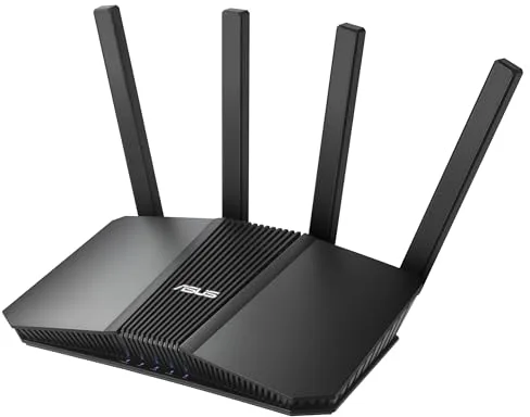 ASUS RT-BE58U - Router Extensible WiFi 7 Doble Banda AiMesh, 4K-QAM, MLO, WAN/LAN 2,5G con detección por IA, Cuatro Puertos 1G, Seguridad Comercial, Control Parental, IoT, Red Infantil, VPN