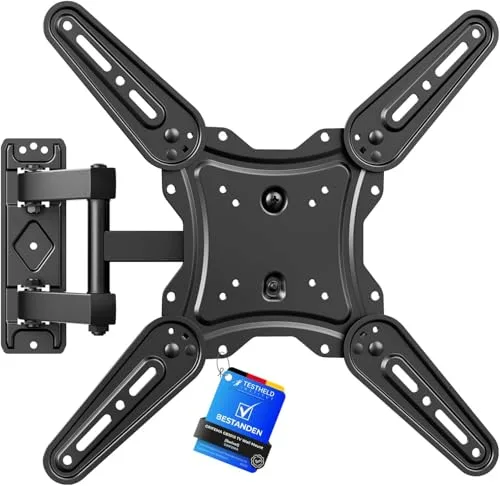 GRIFEMA GB1010 Soporte TV Pared para 26–65″, Universal Soporte Television Pared Giratorio, Inclinable y Articulado con Brazo TV Extensible, Soporta 35 kg, VESA Máx 400x400mm