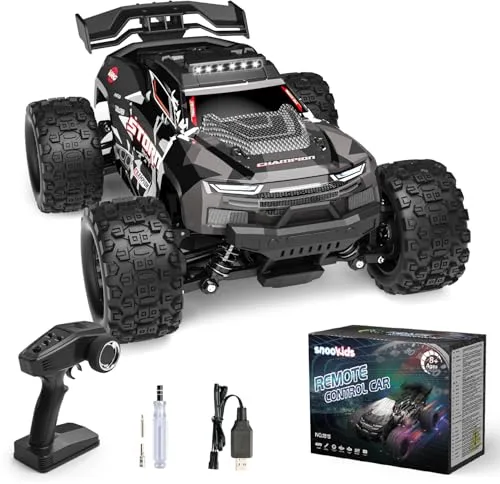 snookids Coche Teledirigido - 2,4 GHz Coche RC Vehículo Todoterreno de Alta Velocidad 40 km/h 1:18, 4WD Coche Radiocontrol Drift Buggy Cars Controlados Juguete Regalo para Niños Adulto