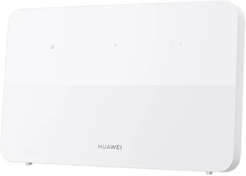 HUAWEI 4G CPE 5, B636, Router SIM LTE, Cat 7+, DL 400Mbps/UL 200Mbps, Wi-Fi 6 AX3000, 4 Puertos Ethernet LAN, diagnóstico Wi-Fi visualizado, Señal de Grado Industrial, 42 Meses de Garantía