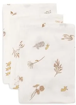 Jollein Manoplas de baño para bebé, 3 Unidades, 15 x 20 cm, 100% algodón, con Certificado Oeko-Tex