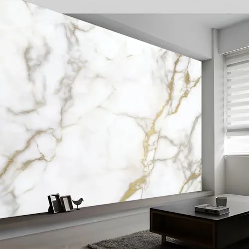 Papel pintado fotográfico de mármol con textura elegante, mural de pared con textura de mármol, 250 x 175 cm (ancho x alto), papel pintado mural mural para sala de estar, dormitorio, habitación de los