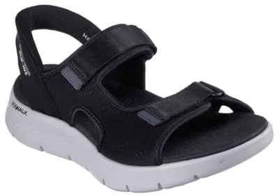Skechers - SKECHERS GO WALK FLEX SANDAL EASY ENTRY, Sandalias deportivas Hombres, Black,